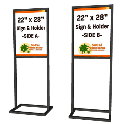 22" x 28" Sign and Holder